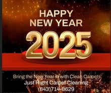 Load image into Gallery viewer, New Year Carpet Cleaning Special 3 rooms stairs hallway $175
