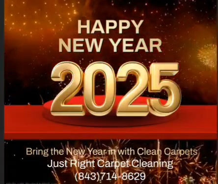 New Year Carpet Cleaning Special 3 rooms stairs hallway $175