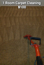 Load image into Gallery viewer, 1 or 2 Room Carpet Cleaning Special $100
