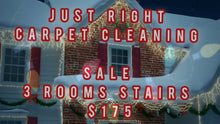 Load and play video in Gallery viewer, Holiday Carpet Cleaning Bundle $175
